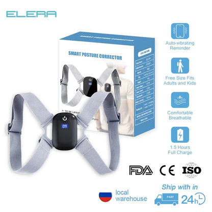 Smart Posture Corrector with Vibration Sensor – Train Better Posture & Prevent Slouching