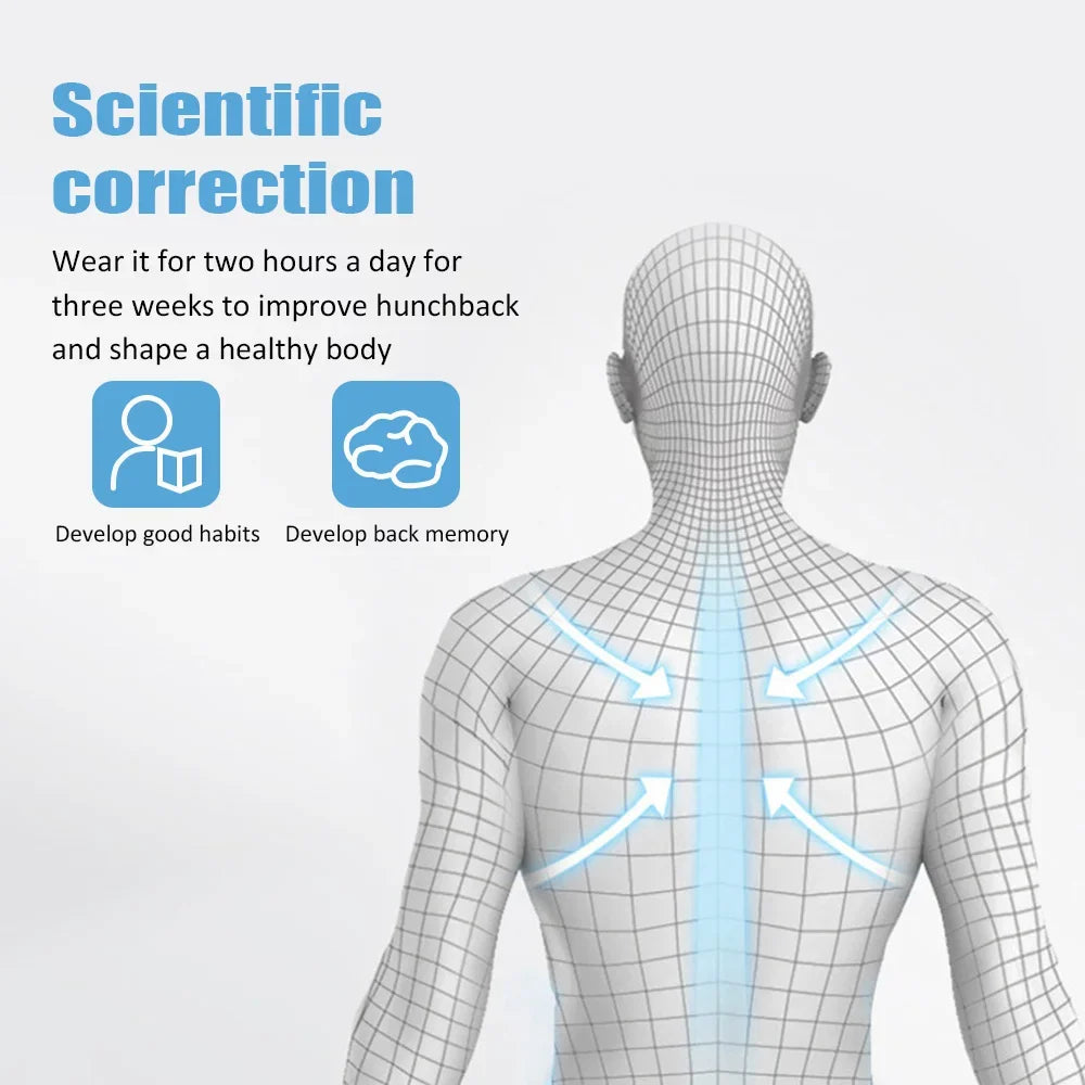 Smart Posture Corrector with Vibration Sensor – Train Better Posture & Prevent Slouching